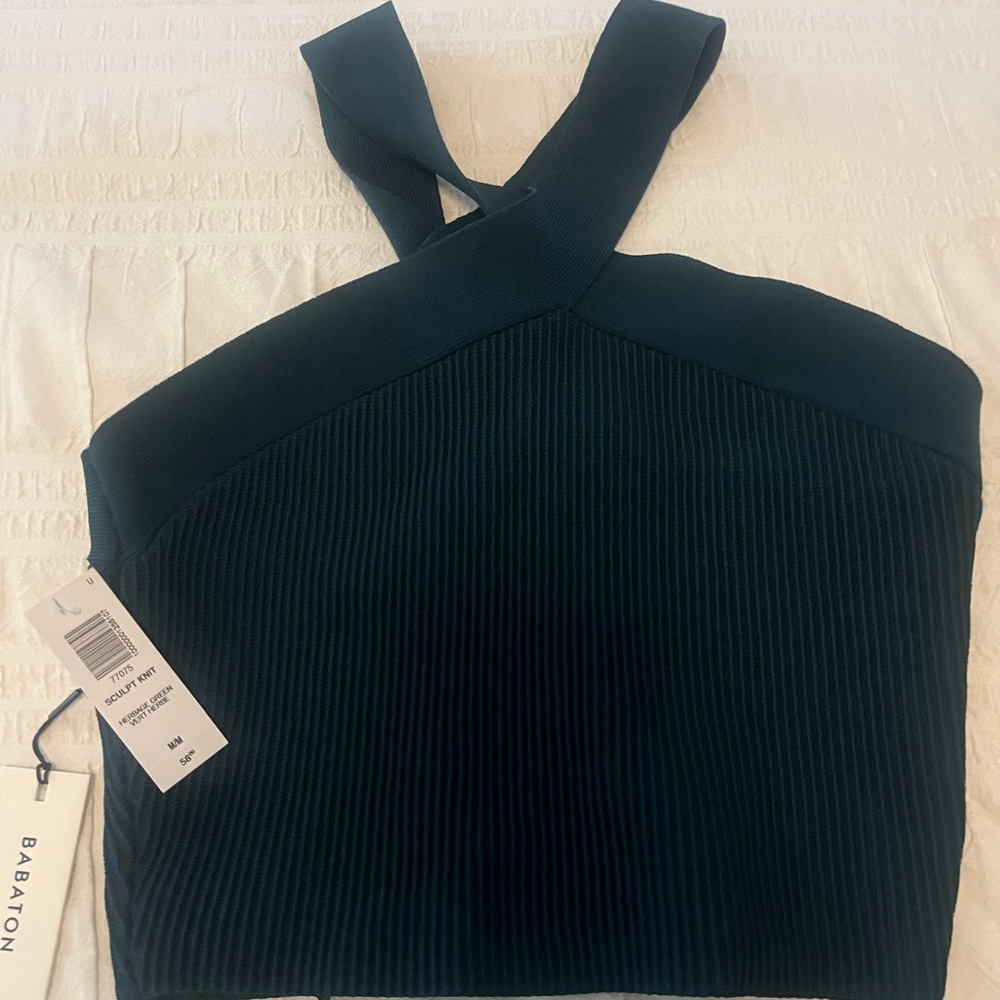 Babaton cross neck crop top